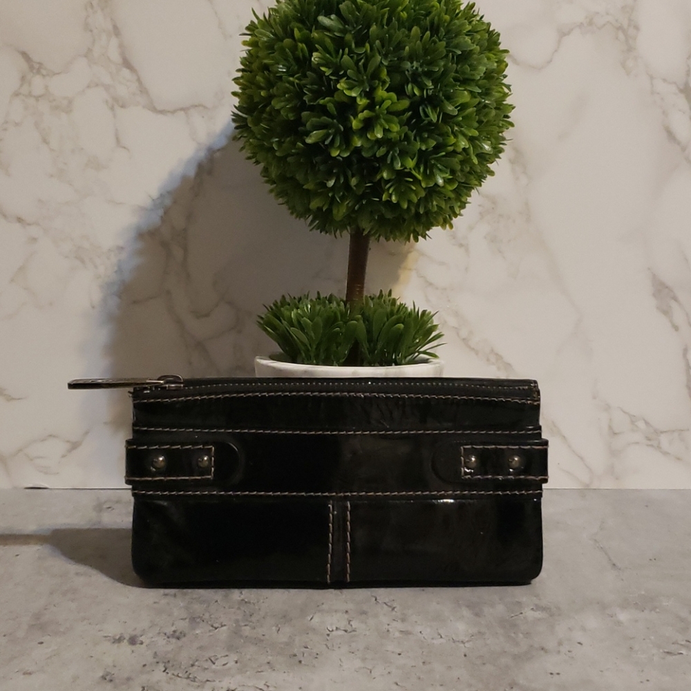 Fossil Black  Patent Women's Wallet